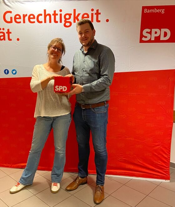 Die beiden neuen Vorsitzenden Angelika Schmidt und Stephan Lösel