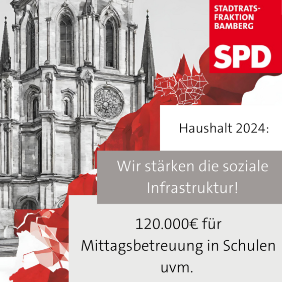 Haushalt 2024 Soziale Infrastruktur