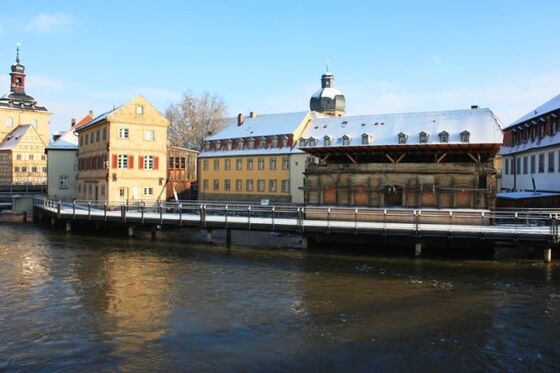 Die Unteren Mühlen in Bamberg - Ruine seit dem Weltkrieg